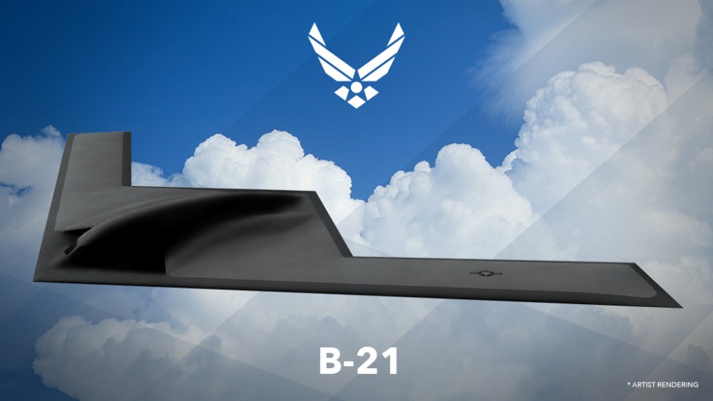 B-21レイダーの予想図（Image：USAF）