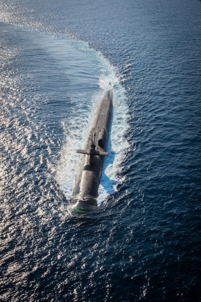 巡航ミサイル原潜オハイオ（Image：USMC）