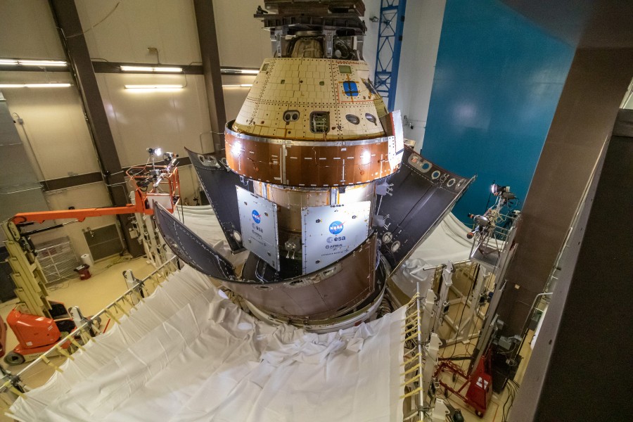 オリオン宇宙船のフェアリング分離試験（Image：Lockheed Martin）