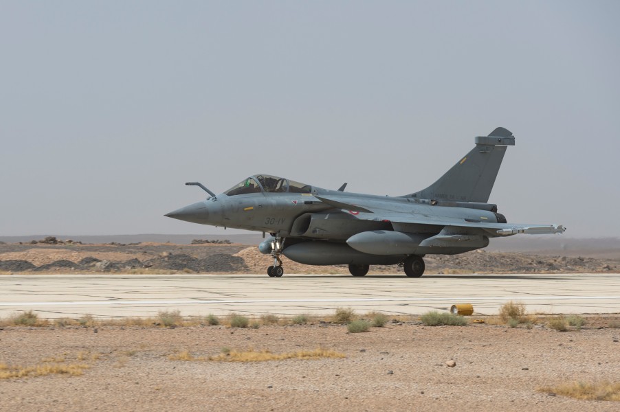 中東でのラファールC F3-R（Image：フランス航空宇宙軍）