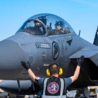 ネリス空軍基地での「レッドフラッグ21-2」に参加のシンガポール空軍F-15SG（Image：USAF）