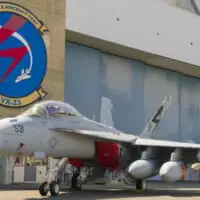 次世代型電子戦ポッドを装着したVX-23のEA-18G（Image：U.S.Navy）