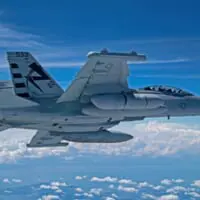 次世代型電子戦ポッドを装着したVX-23のEA-18G（Image：U.S.Navy）