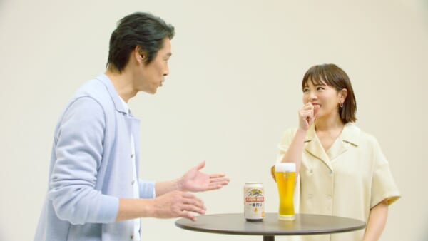 堤真一と満島ひかりが豪華ゲストの本音を聞き出す「新・一番搾り」CM放送中