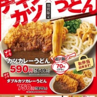 今回販売される「チキンカツカレーうどん」は陽射しの温かさから春を感じるこの時期は、気温差により食欲不振になりやすいという声をもとに開発された商品。