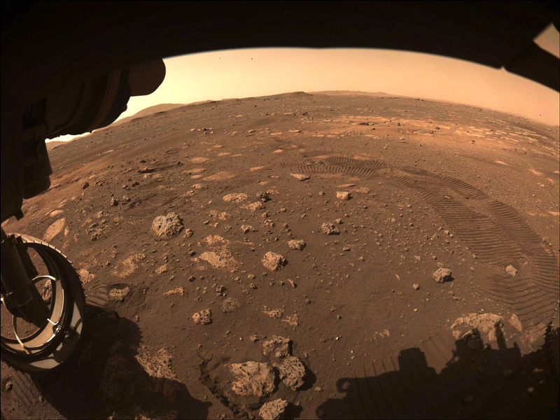 Perseveranceが撮影した火星の大地（Image：NASA／JPL-Caltech）