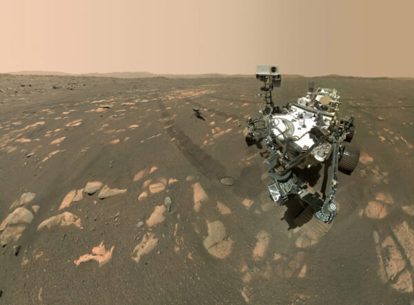 NASA火星ローバー「Perseverance」の自撮り写真（Image：NASA／JPL-Caltech）