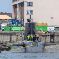 移動した潜水艦アンソン（Image：BAE Systems）