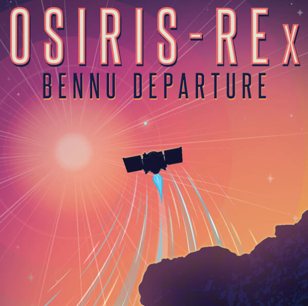 OSIRIS-REx帰還を示すイラスト（Image：NASA）