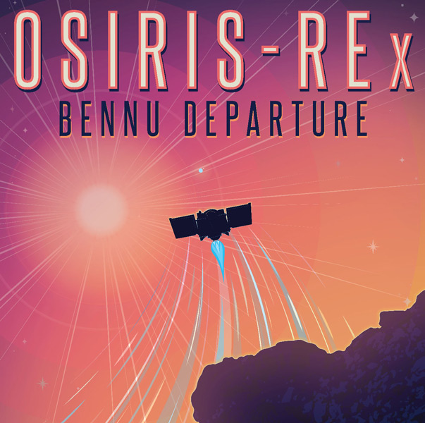 NASAの小惑星探査機OSIRIS-REx　小惑星ベンヌから地球へ帰還開始