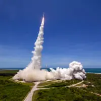 SBIRS_GEO-5を載せ上昇するアトラスV（Image：ULA）