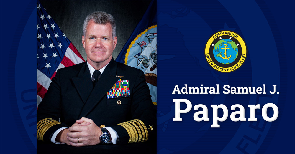 太平洋艦隊新司令官のパパロ大将（Image：U.S.Navy）