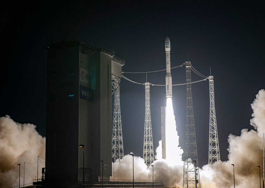 プレアデス・ネオの打ち上げ（Image：ESA／CNES／Arianespace）