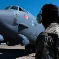 モロン空軍基地に到着したB-52H（Image：USAF）
