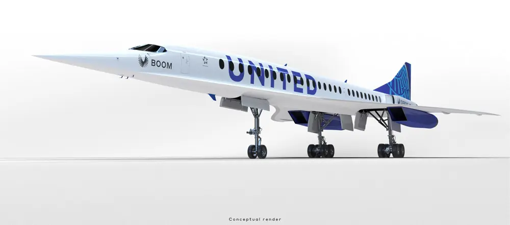 ユナイテッド航空が超音速旅客機50機発注 サステナブル燃料で飛行し2029年就航予定 | おたくま経済新聞