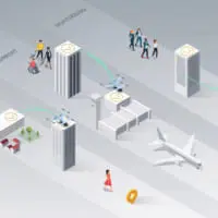 EVEのeVTOL利用イメージ（Image：Eve Urban Air Mobility Solutions）