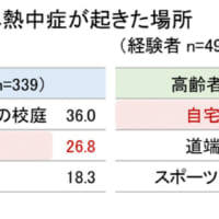 隠れ熱中症が起きた場所