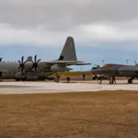 イタリア空軍のKC-130JとF-35A（Image：イタリア空軍）