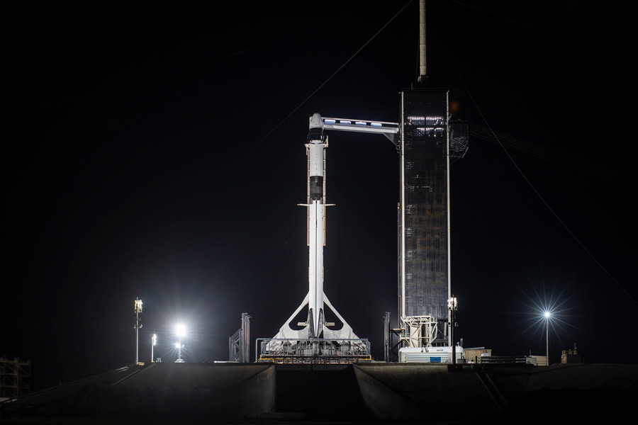 発射台のCRS-22（Image：SpaceX）