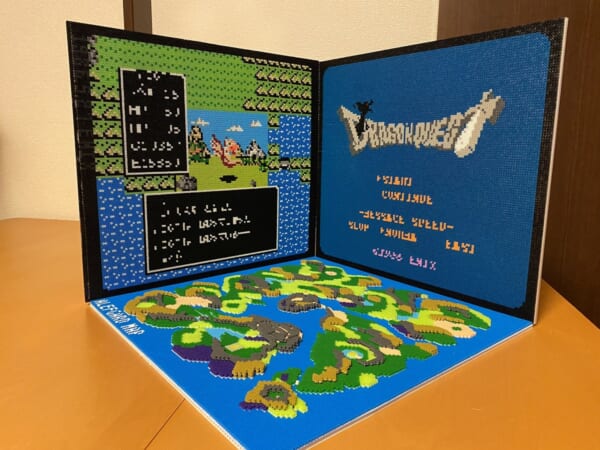 ドラクエのアイロンビーズ作品　ロトのテーマが脳内再生される出来栄え