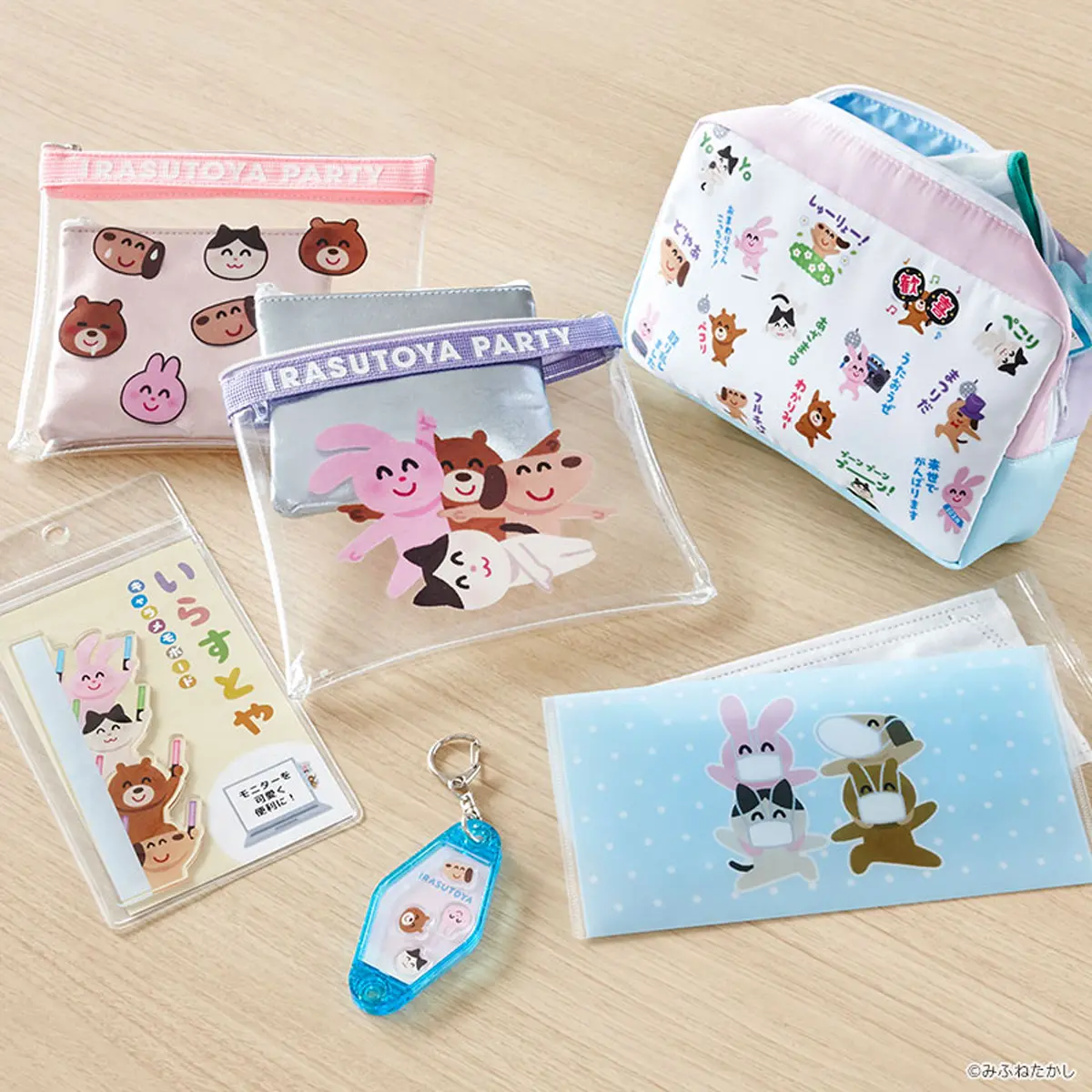 フリー素材「いらすとや」のキャラクターが文具・雑貨に！予約受注開始
