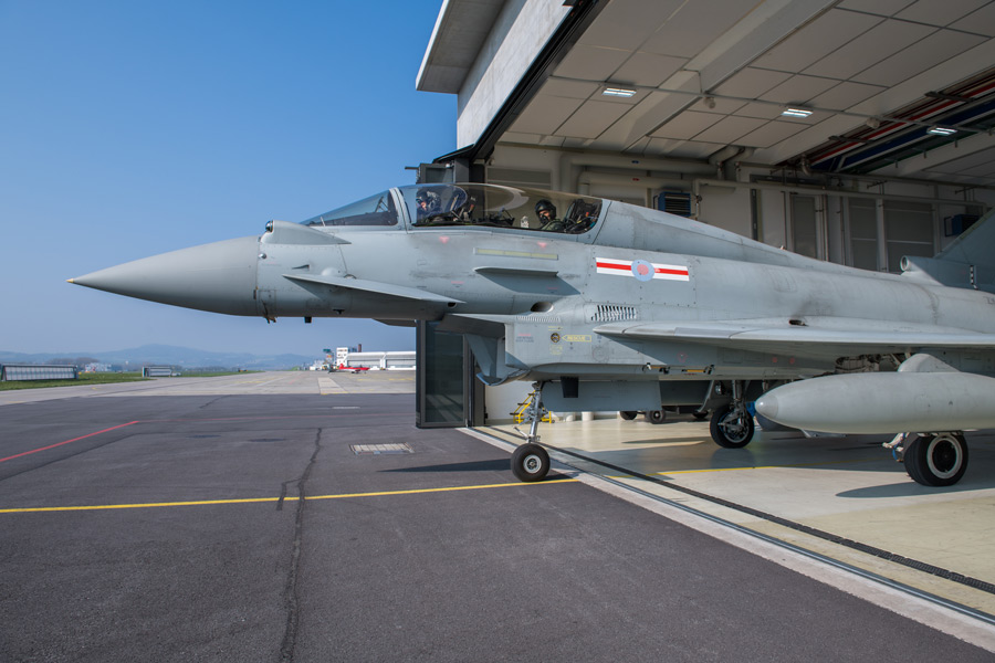スイス空軍の評価試験を受けるユーロファイター（Image：スイス連邦防衛・国民保護・スポーツ省）