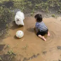 満面の笑みを見せるレイちゃん