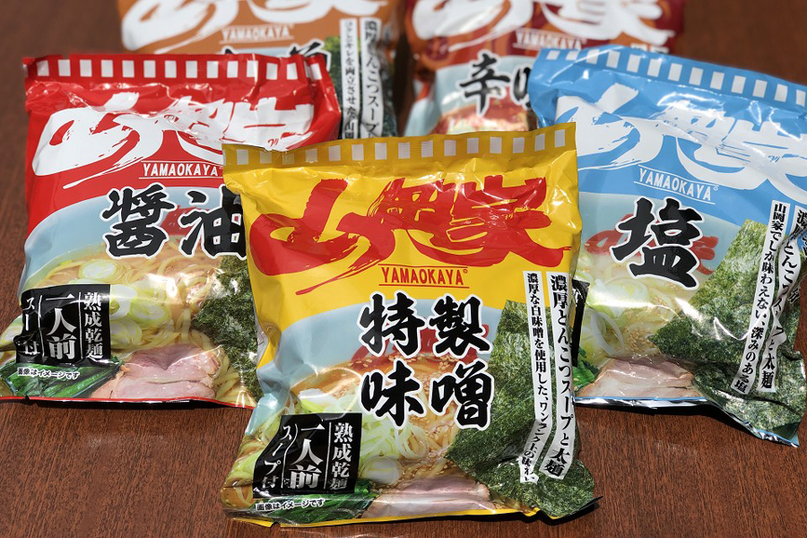 乾麺5種セット「山岡家乾麺コンプリートBOX」