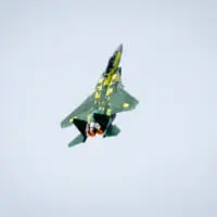 カタール向けのF-15QAの初飛行（Image：Boeing）