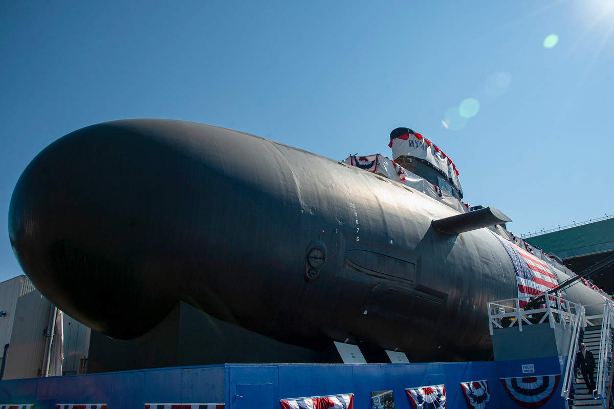 潜水艦ハイマン・G・リッコーヴァー（SSN-795）命名式（Image：U.S.Navy）