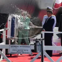 サラ・グリーナート・マクニコル氏によるセレモニー（Image：U.S.Navy）