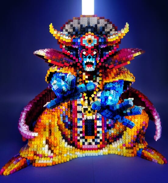 ドラクエ「ゾーマ」の大作レゴ　作者のこだわりがまさに「勇者の挑戦」