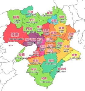 近畿地方 : 都道府県別日本地理 : 三重県・滋賀県・京都府・大阪府・兵庫県・… 近畿地方の楽しい覚え方【都道府県の語呂合わせ・マンガ】 | 都
