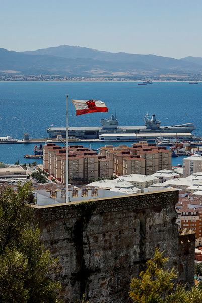 ジブラルタルを訪れたプリンス・オブ・ウェールズ（Image：Crown Copyright）