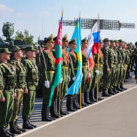 ベラルーシでの「ザーパト2021」開会式（Image：ロシア国防省）