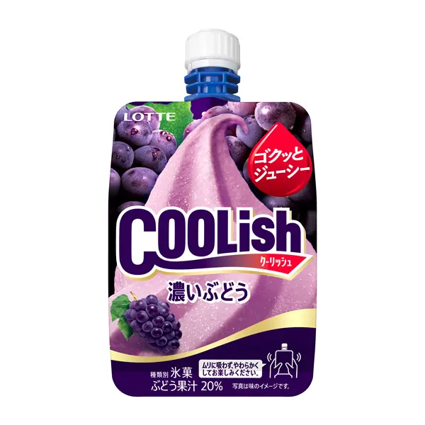 ぶどう果汁20％使用の「クーリッシュ　濃いぶどう」が発売