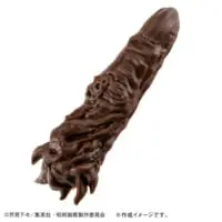 1つのトレーから5本の指型チョコレートを作成することができる