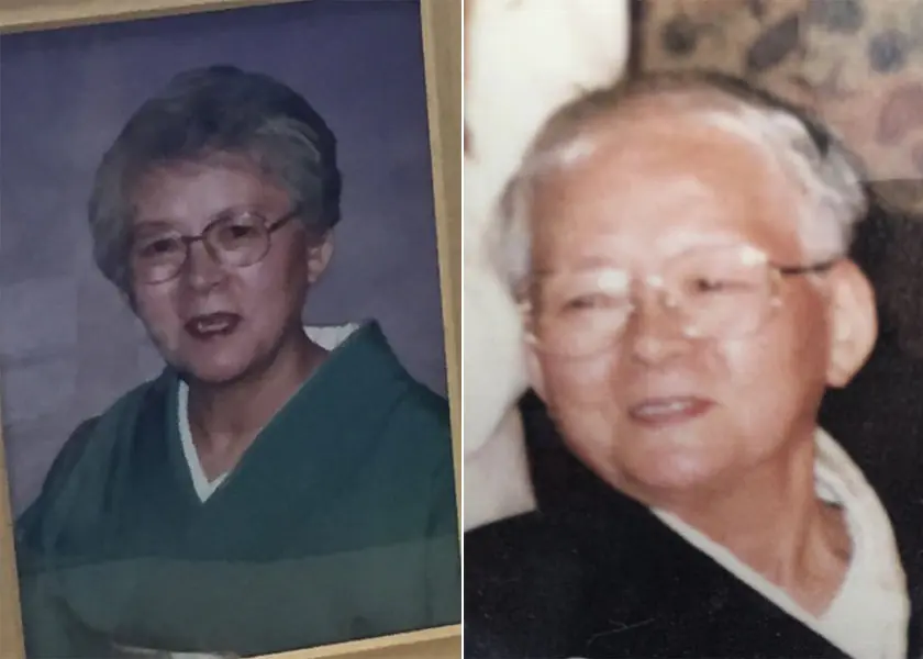 左70代、右100歳頃