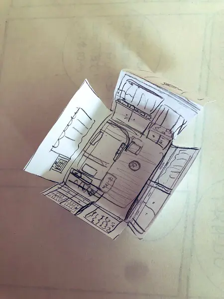 その発想はなかった！絵描き必見の簡易立体見取り図のアイデアがすごい