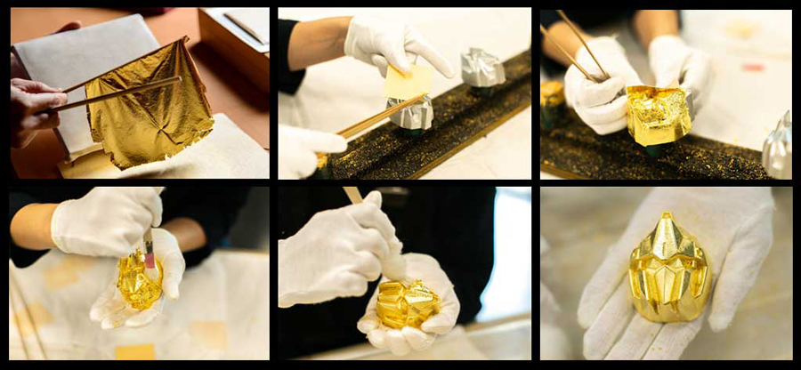 石川県の伝統工芸「金沢金箔」の本金箔が施された商品
