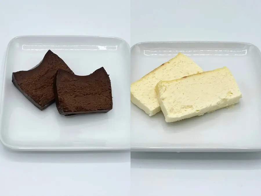 とろ生チーズケーキ、とろ生ガトーショコラでくつろぎのひと時を