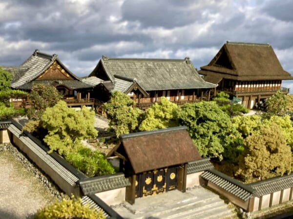 豊臣秀吉ゆかりの醍醐寺三宝院ジオラマ（宗秀斎さん提供）