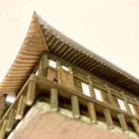 垂木を角材で表現（宗秀斎さん提供）
