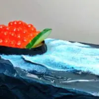引き波のディティールを細かく再現（アルキメデスさん提供）