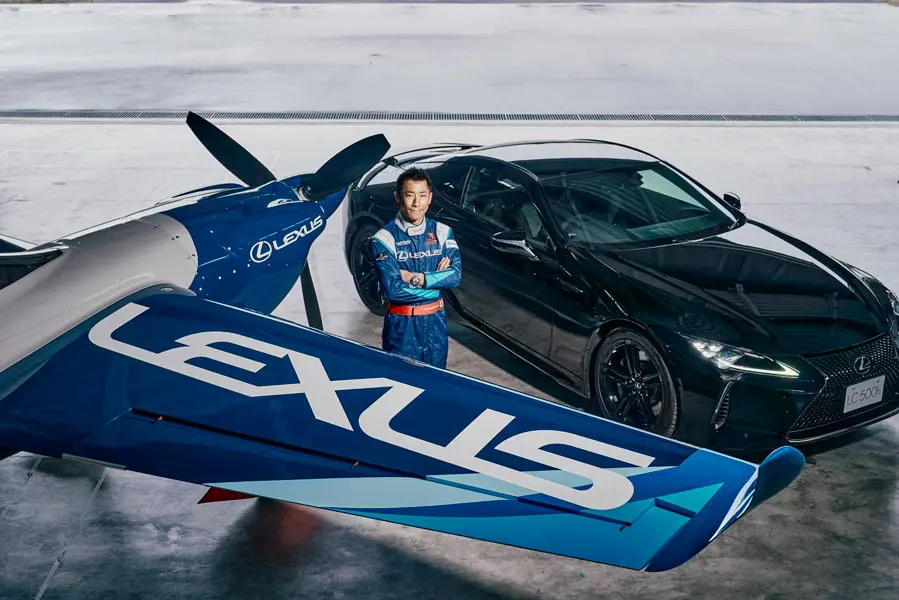 室屋義秀選手（(c) Lexus Pathfinder Air Racing / Yusuke Kashiwazaki）