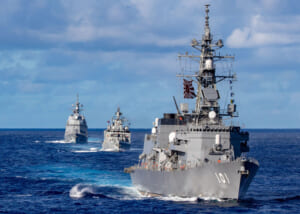 「マラバール2021」参加中の護衛艦むらさめ（画像：U.S.Navy）