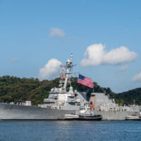 横須賀に到着した駆逐艦ラルフ・ジョンソン（画像：U.S.Navy）