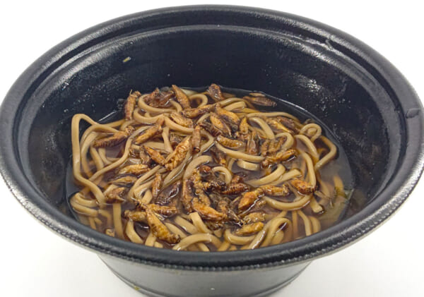 「追いコオロギうどんセット」（税込み1750円）