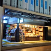 本棚堂書店という店名らしく本棚の中に開店しているという設定