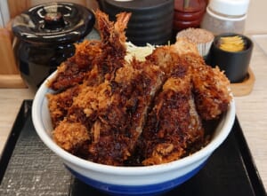 揚げ物ドリームチーム　かつやの「全部のせソースカツ丼」食べてきた